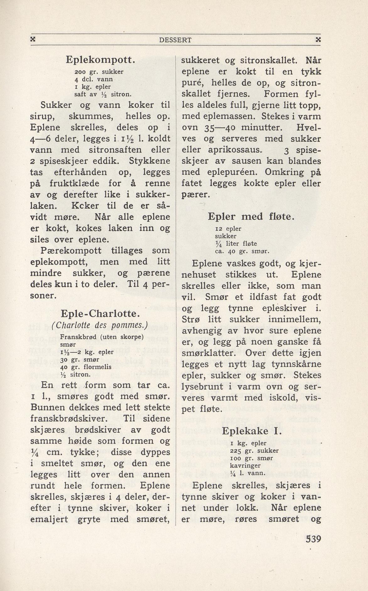 Faksimile av 1949-siden hos Nasjonalbiblioteket
