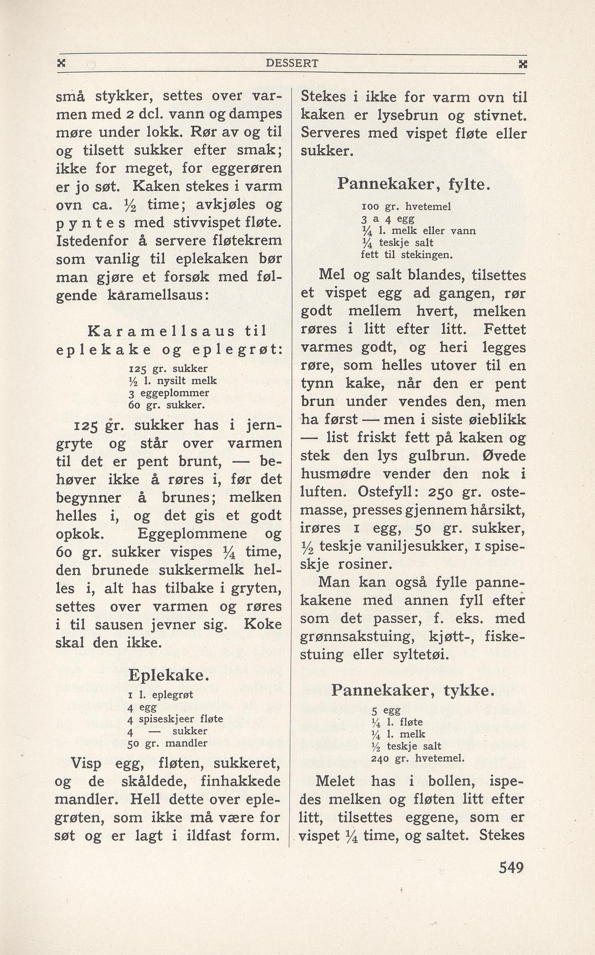 Faksimile av 1949-siden hos Nasjonalbiblioteket