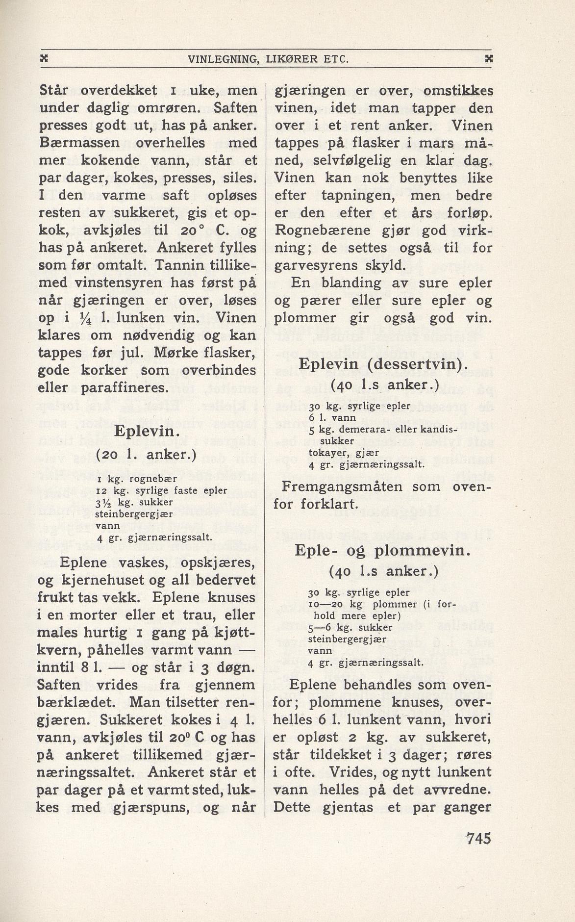 Faksimile av 1949-siden hos Nasjonalbiblioteket