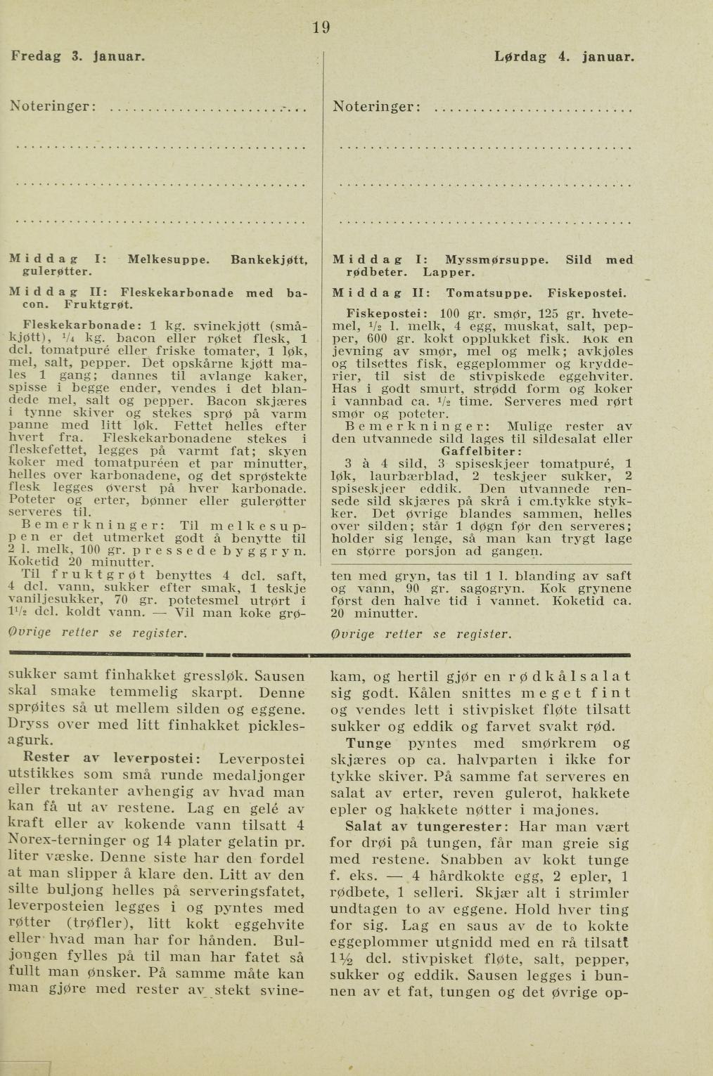 Faksimile av almanakksiden 3. januar 1936