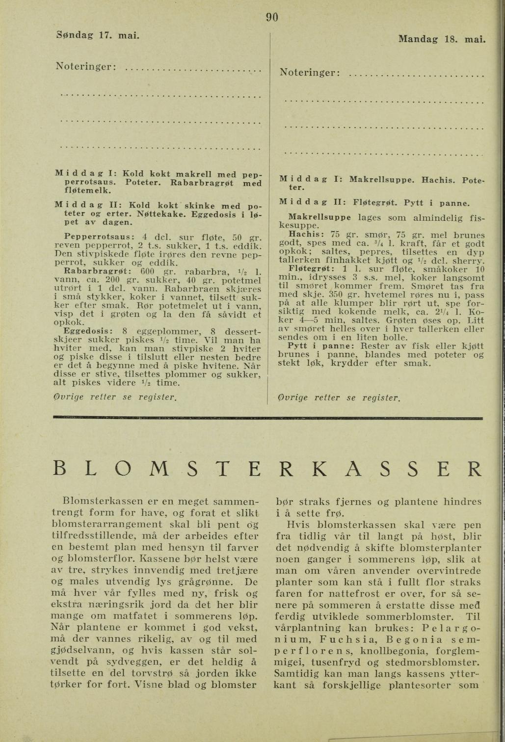 Faksimile av almanakksiden 17. mai 1936