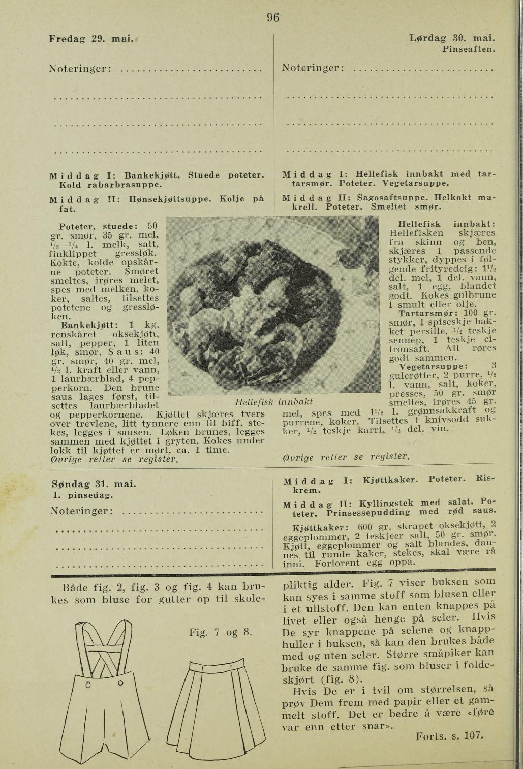 Faksimile av almanakksiden 29. mai 1936