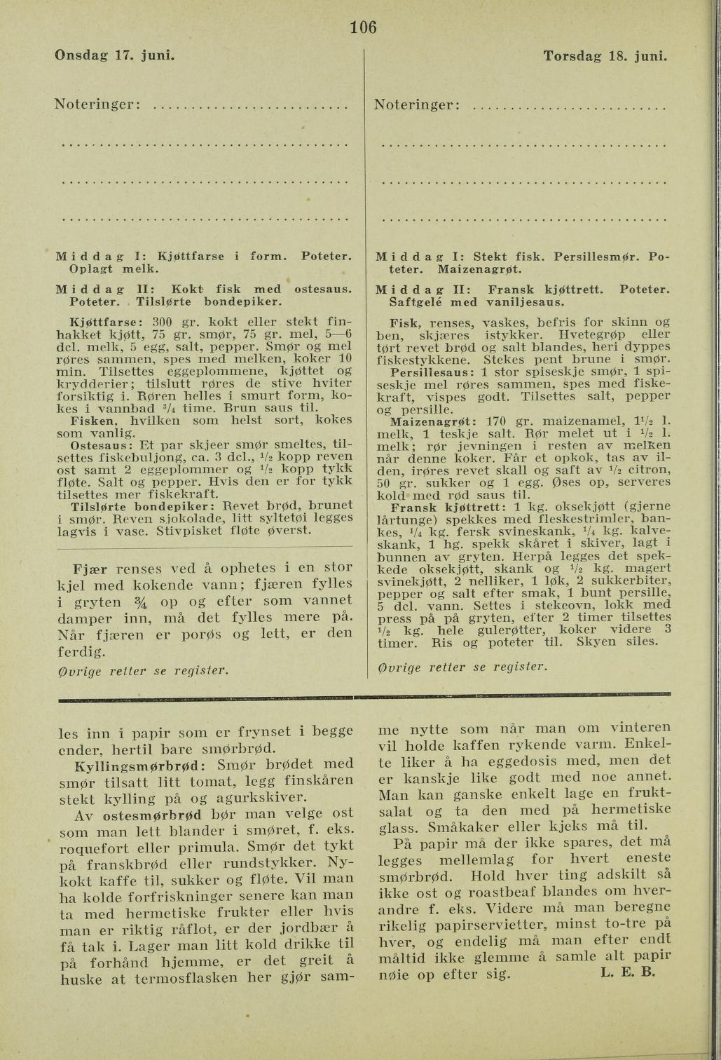 Faksimile av almanakksiden 17. juni 1936