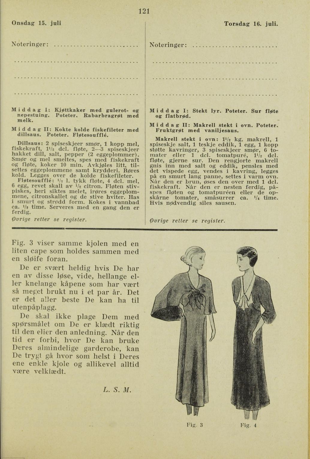Faksimile av almanakksiden 15. juli 1936