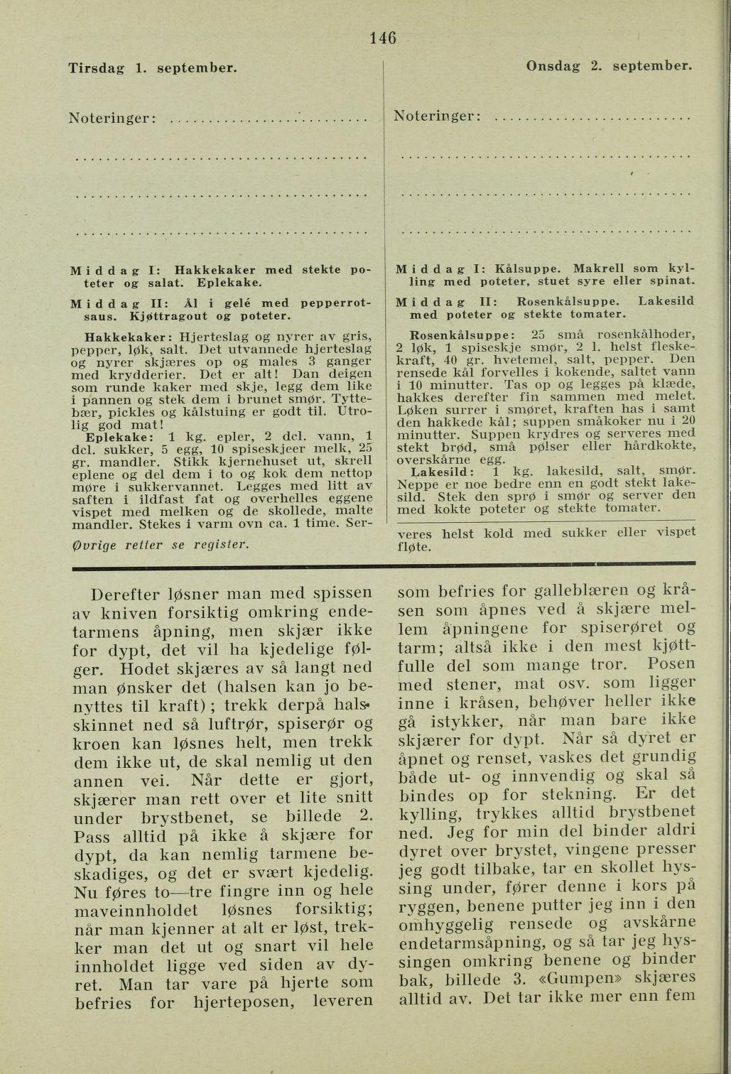 Faksimile av almanakksiden 1. september 1936