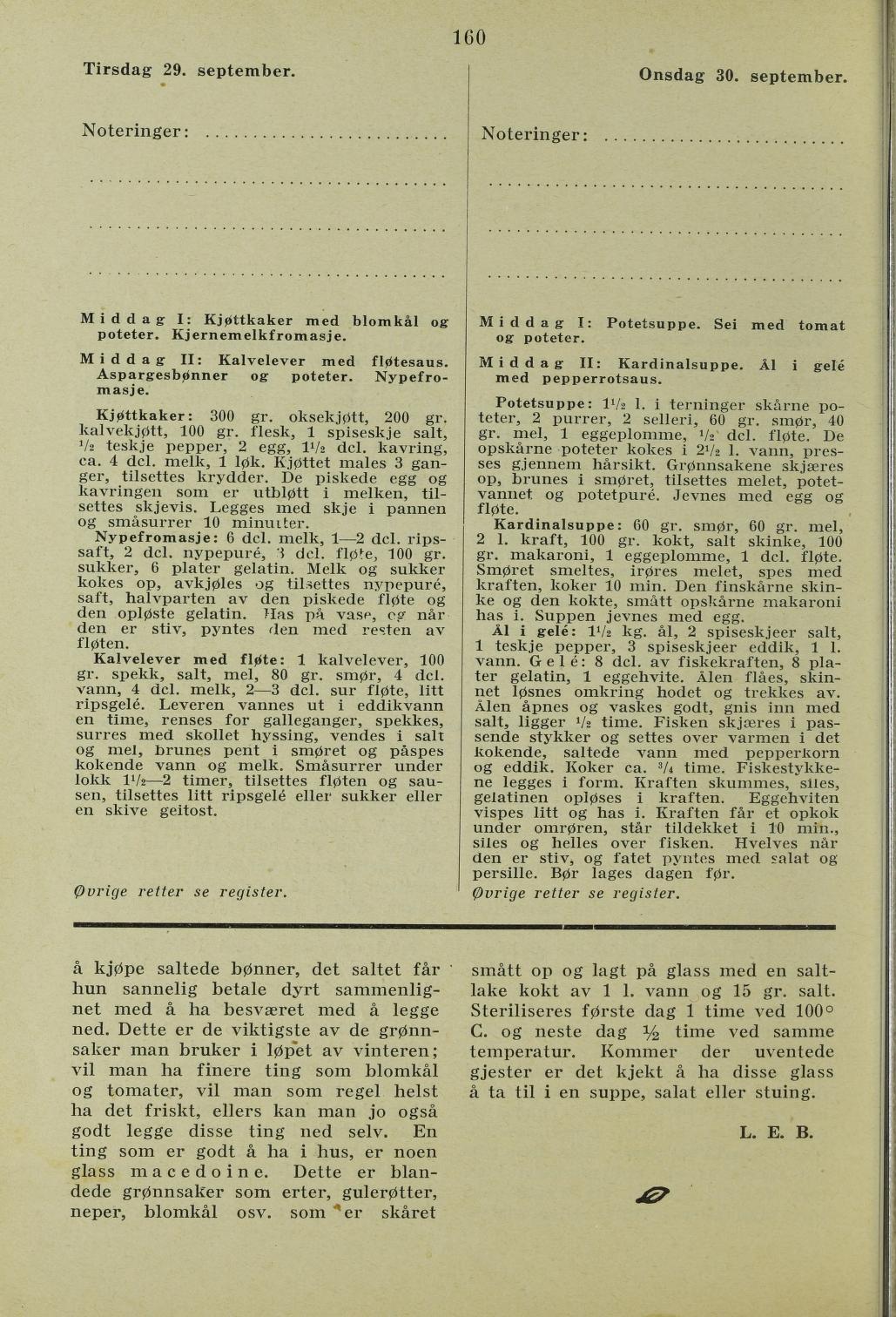 Faksimile av almanakksiden 29. september 1936