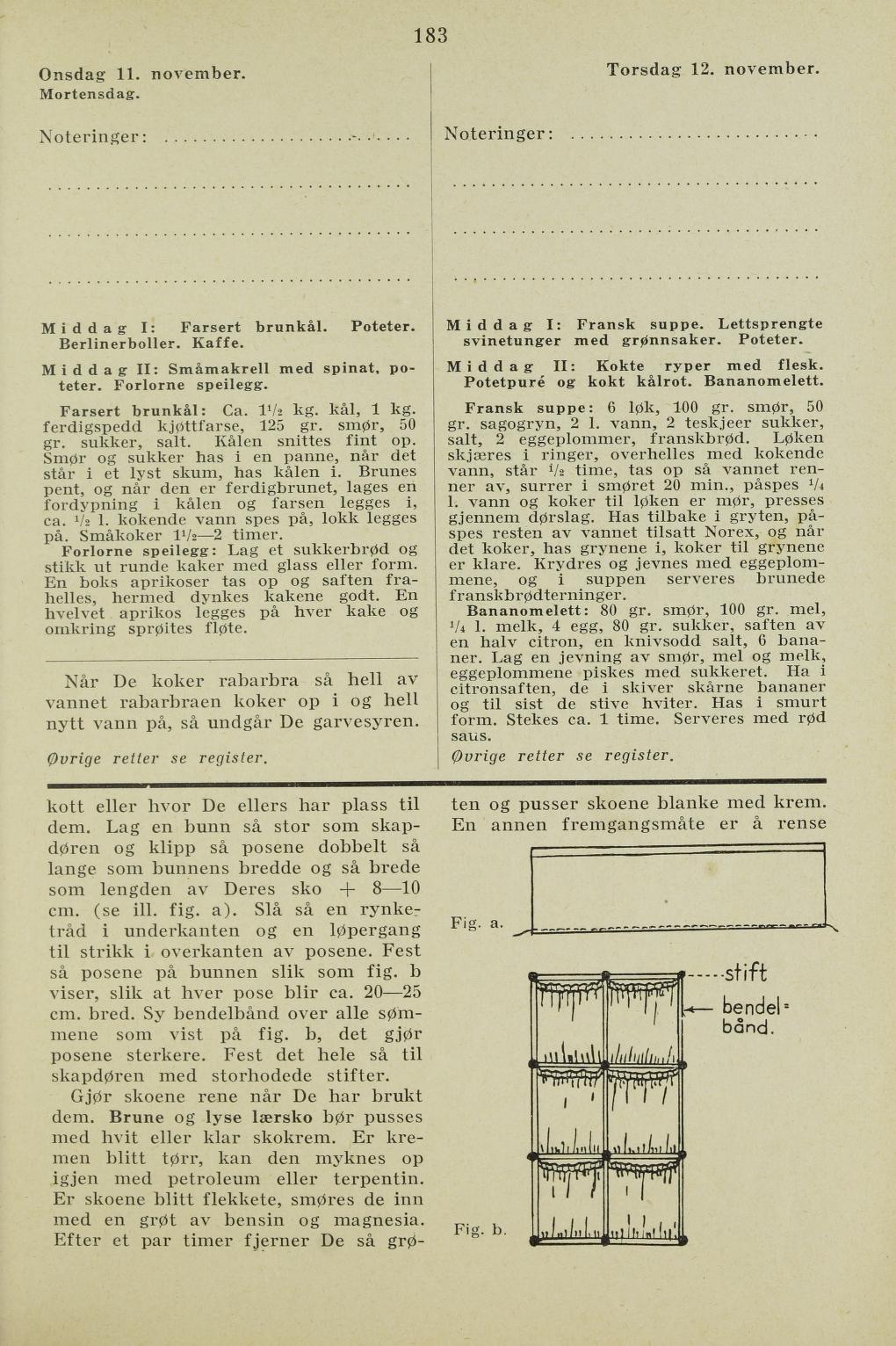 Faksimile av almanakksiden 11. november 1936