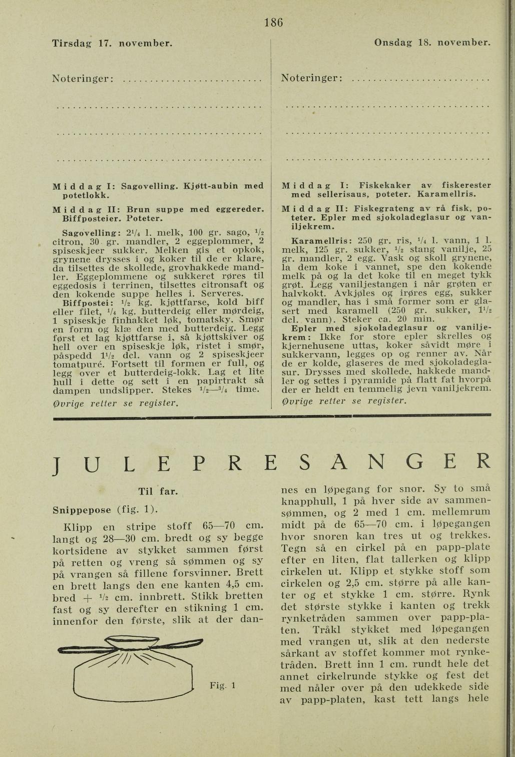 Faksimile av almanakksiden 17. november 1936