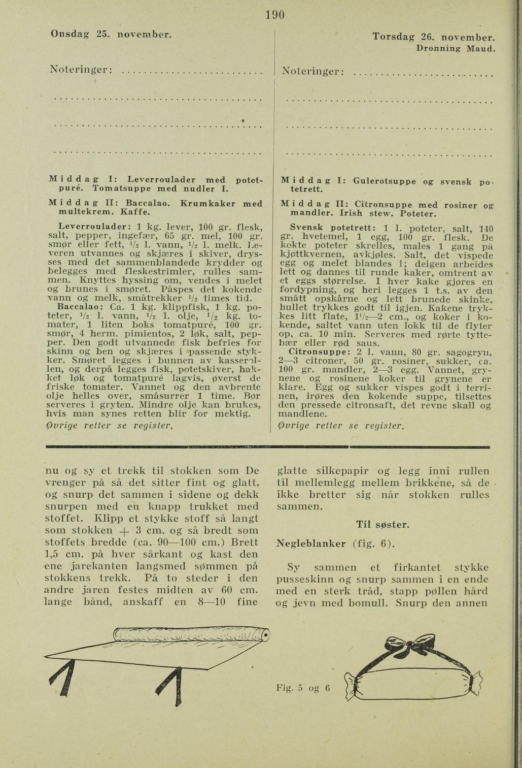 Faksimile av almanakksiden 25. november 1936