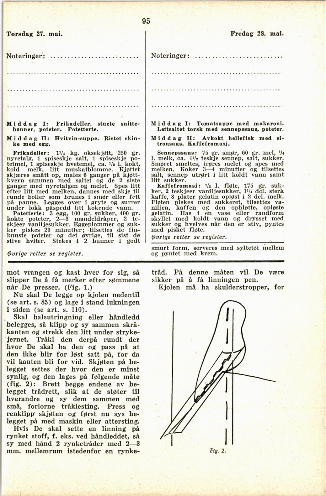 Faksimile av almanakksiden 27. mai 1937