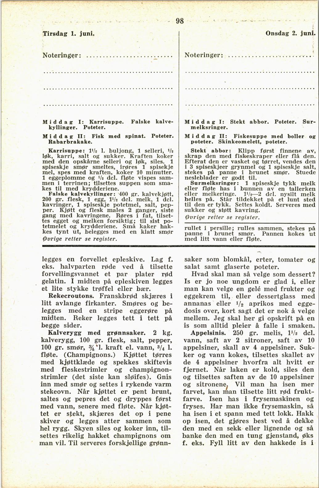 Faksimile av almanakksiden 1. juni 1937