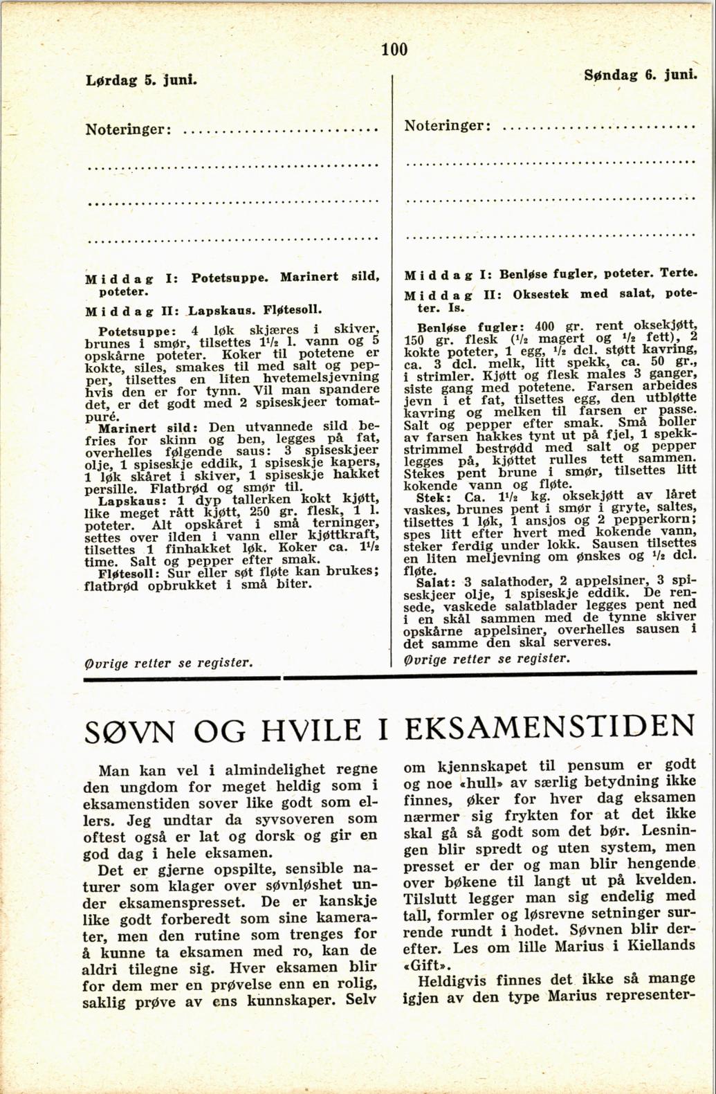 Faksimile av almanakksiden 5. juni 1937
