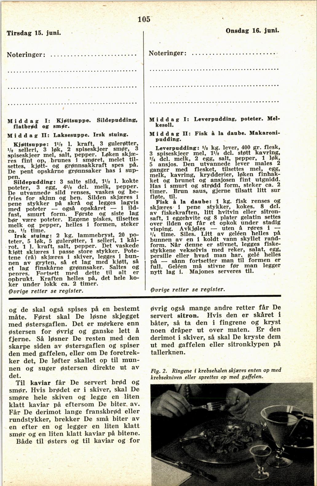 Faksimile av almanakksiden 15. juni 1937