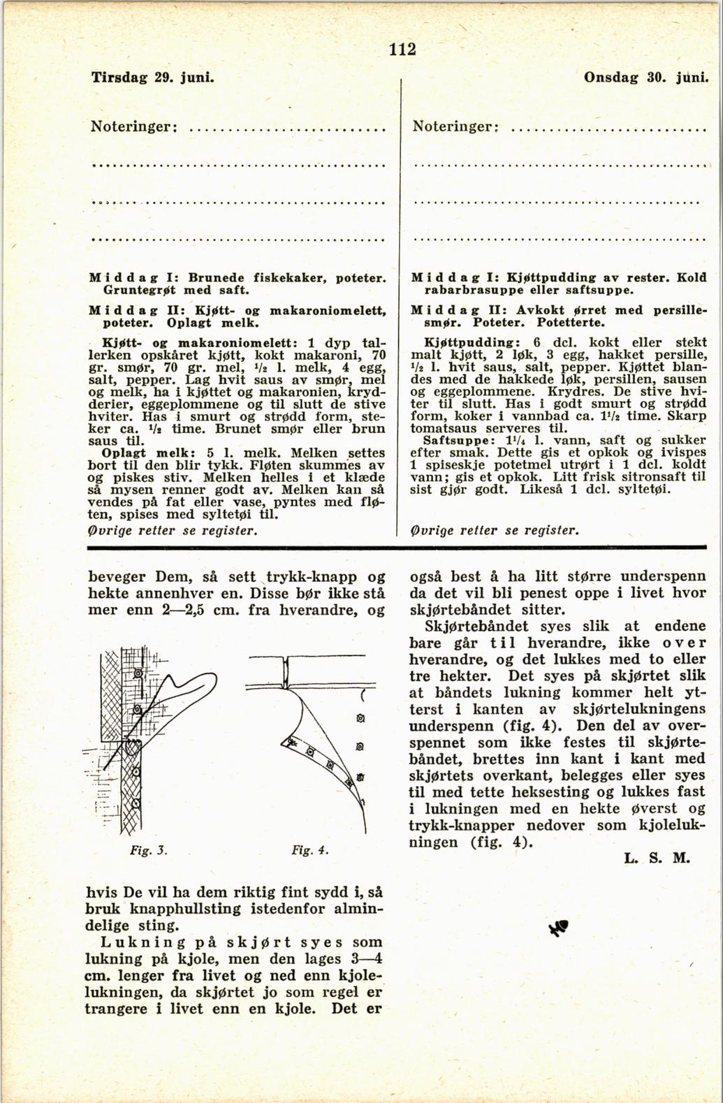 Faksimile av almanakksiden 29. juni 1937