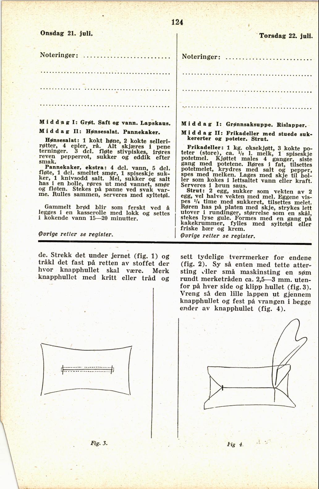 Faksimile av almanakksiden 21. juli 1937