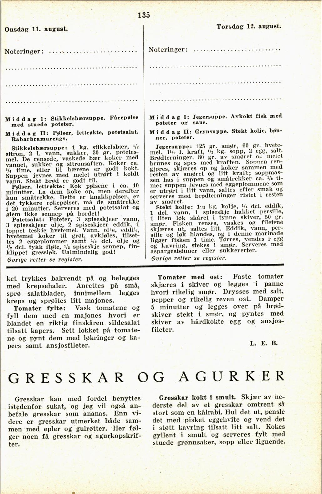 Faksimile av almanakksiden 11. august 1937