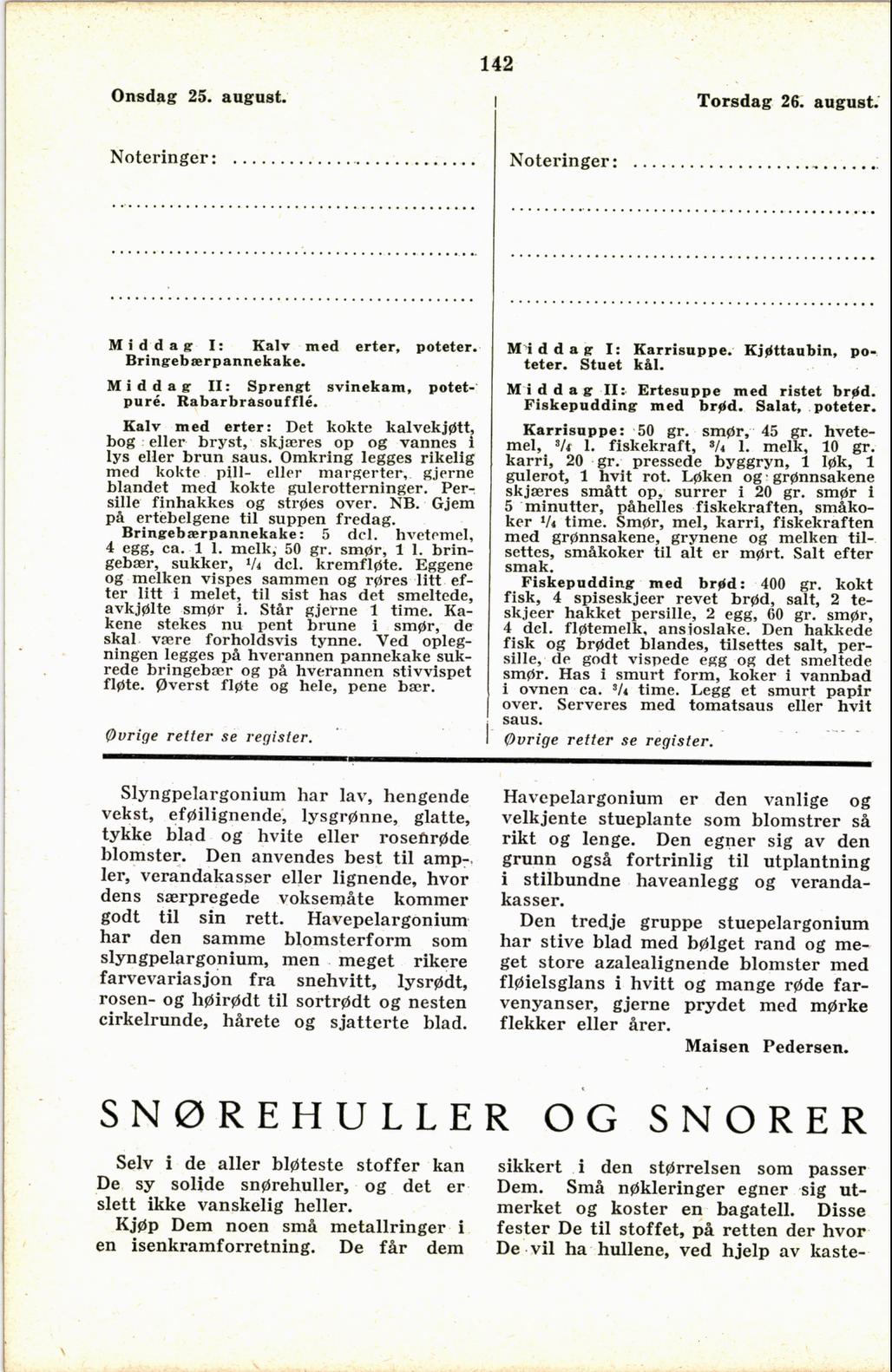 Faksimile av almanakksiden 25. august 1937