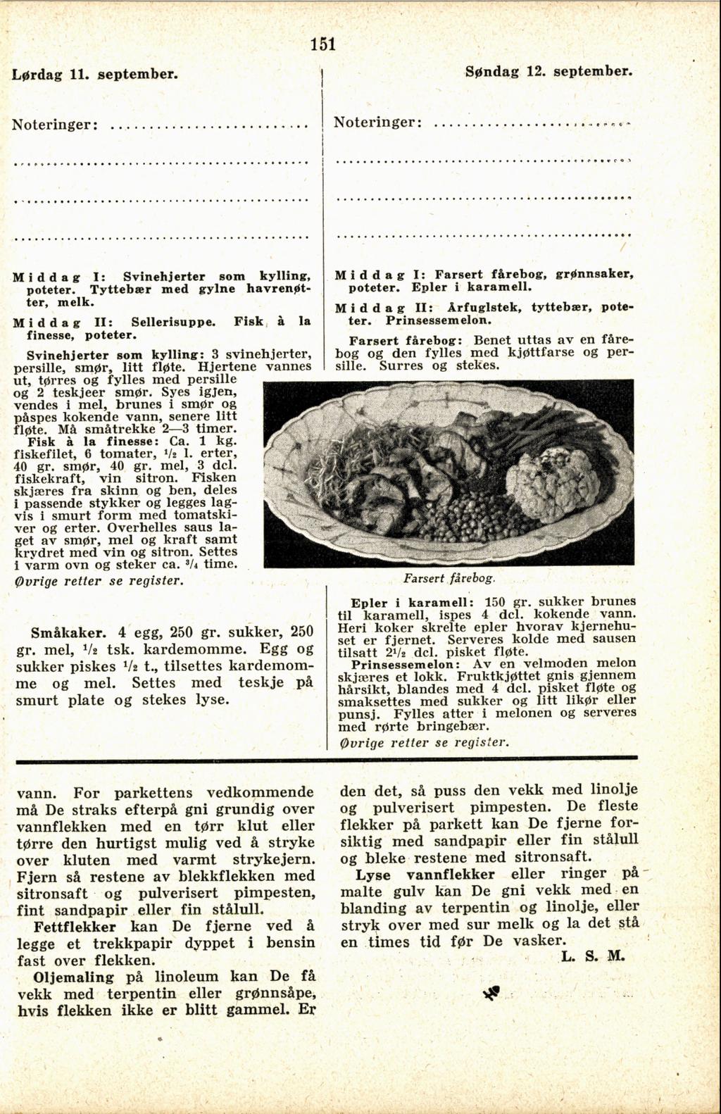 Faksimile av almanakksiden 11. september 1937
