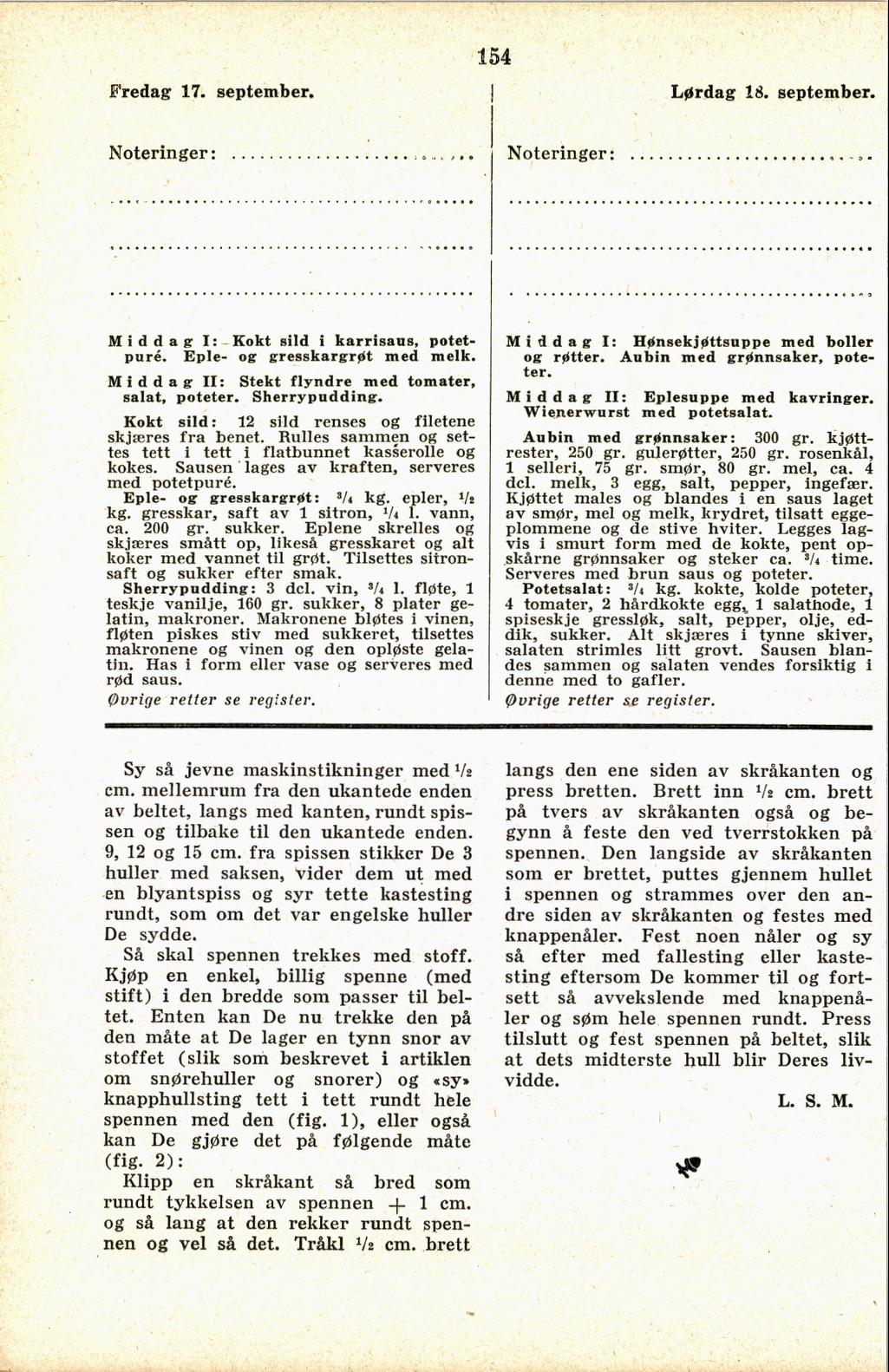 Faksimile av almanakksiden 17. september 1937