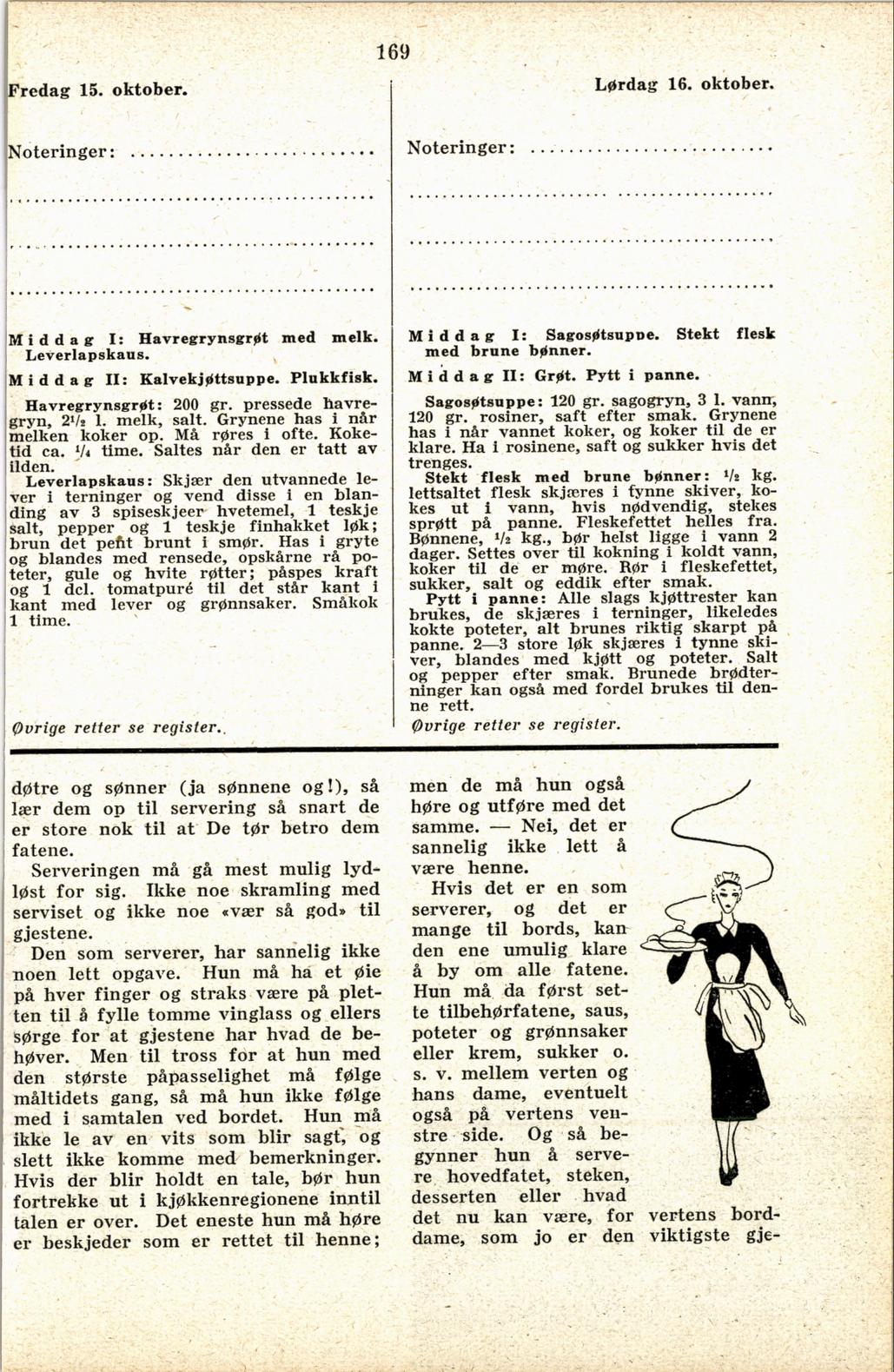 Faksimile av almanakksiden 15. oktober 1937