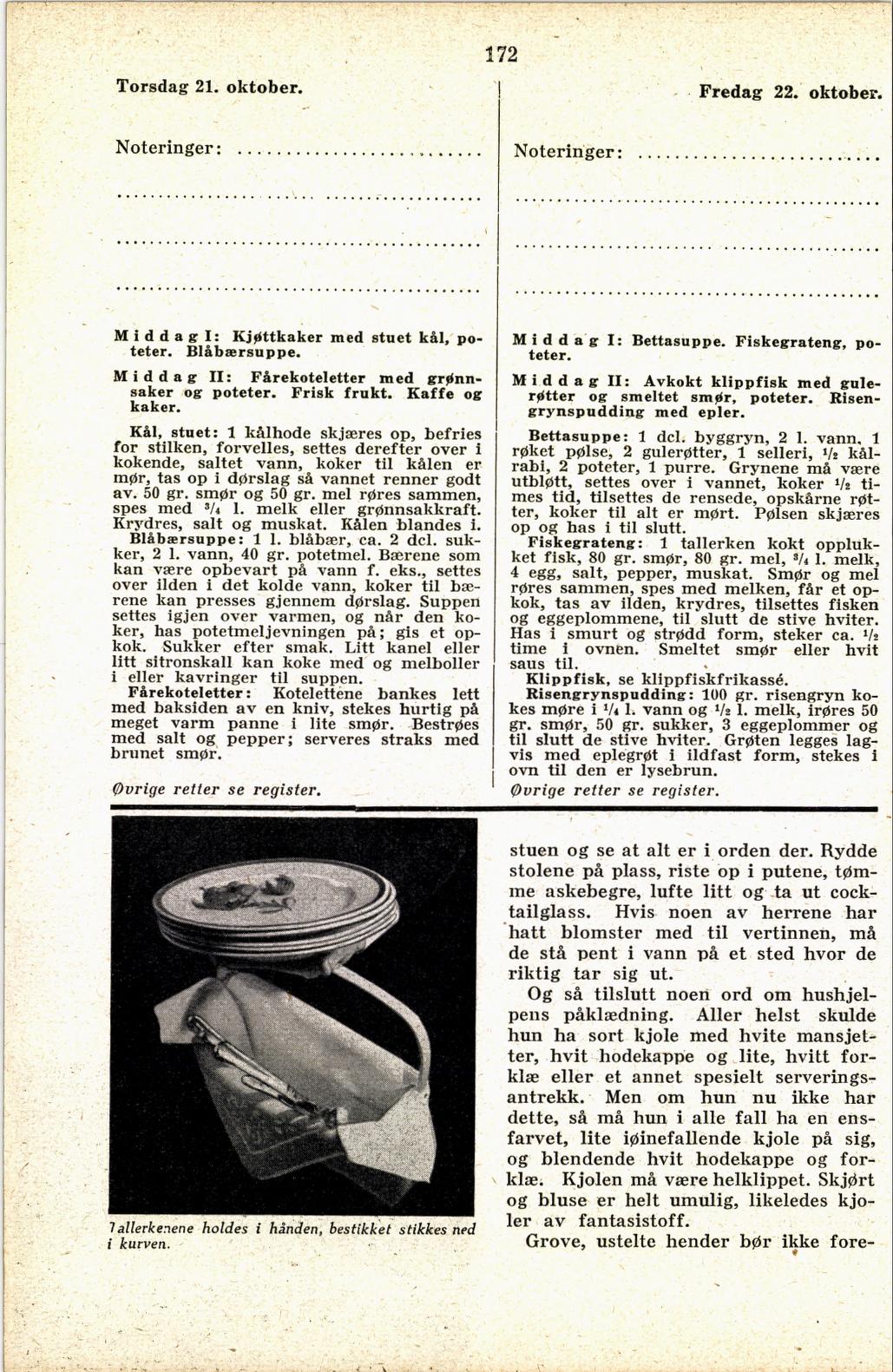 Faksimile av almanakksiden 21. oktober 1937