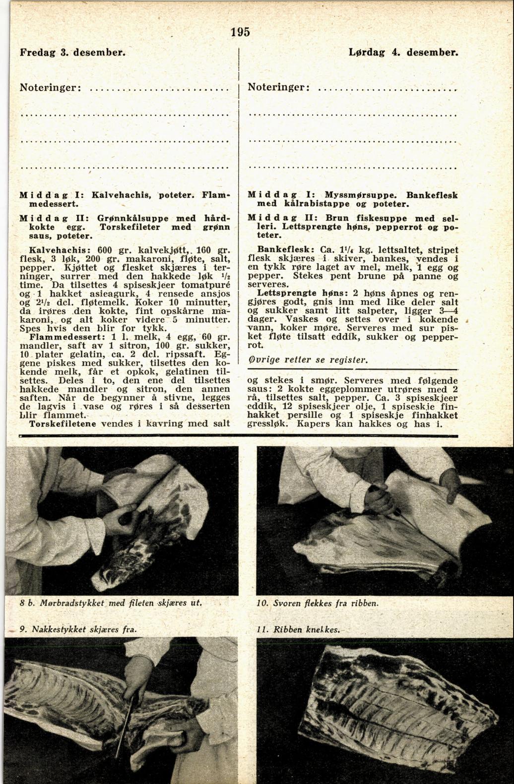 Faksimile av almanakksiden 4. desember 1937