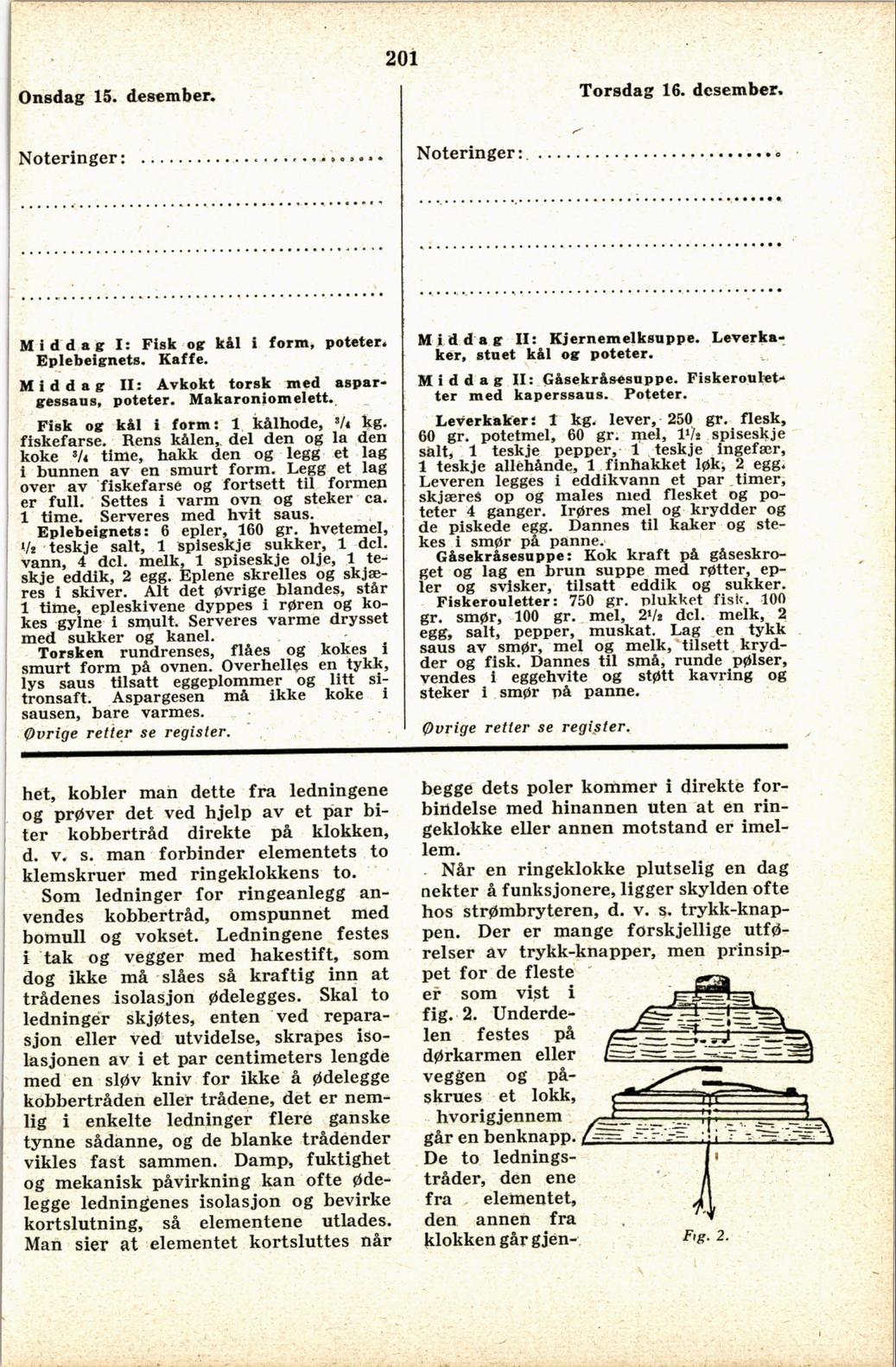 Faksimile av almanakksiden 15. desember 1937