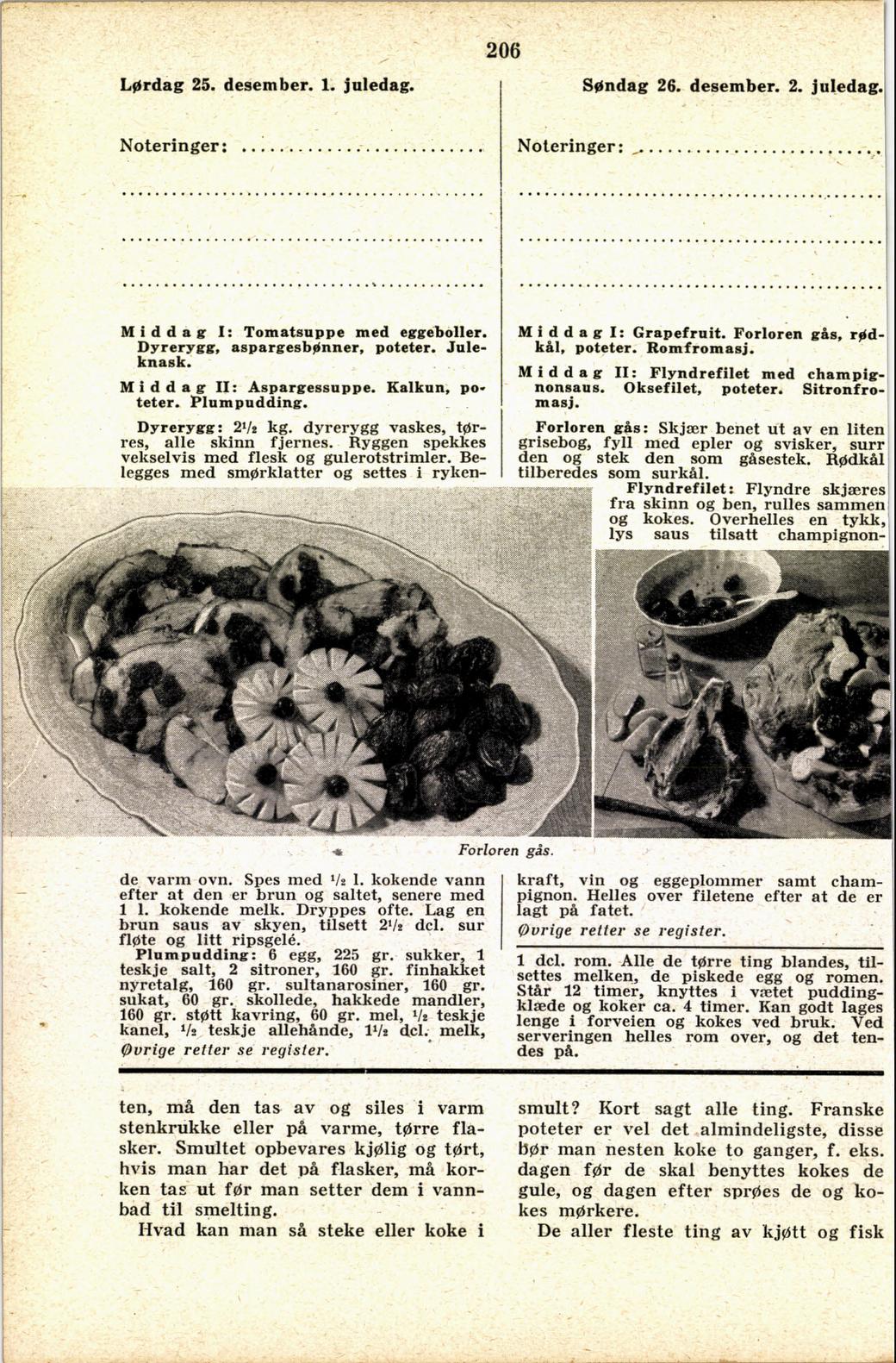 Faksimile av almanakksiden 25. desember 1937