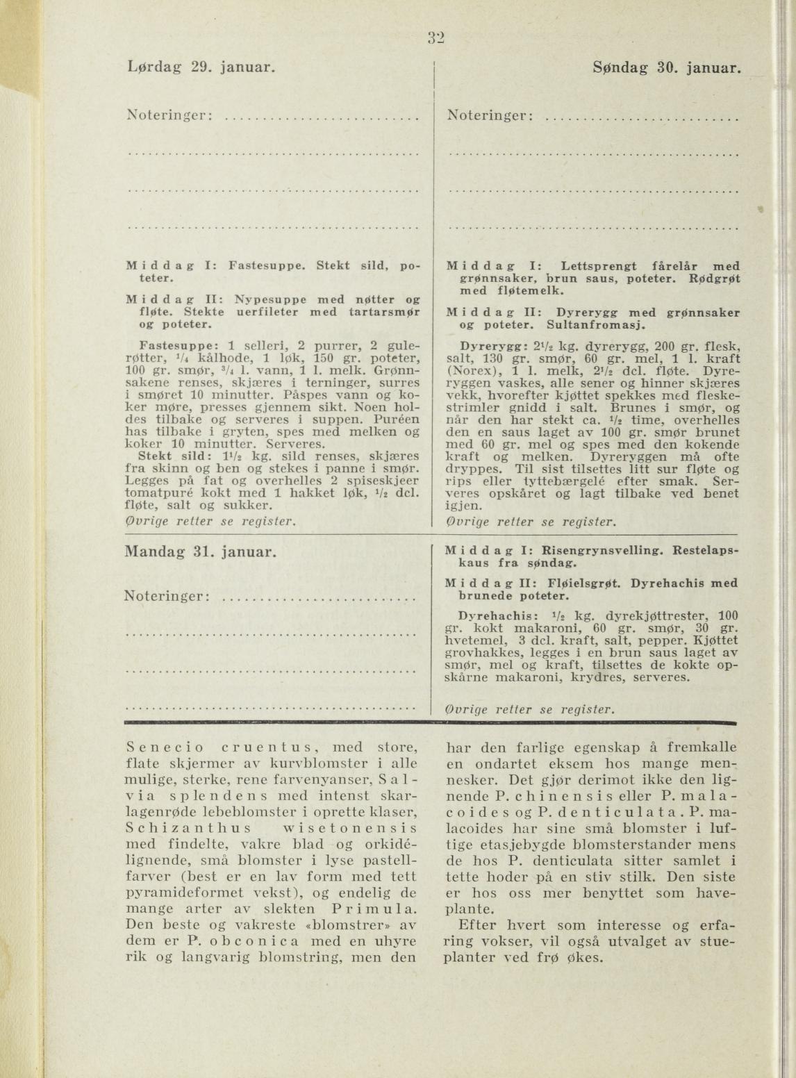 Faksimile av almanakksiden 29. januar 1938