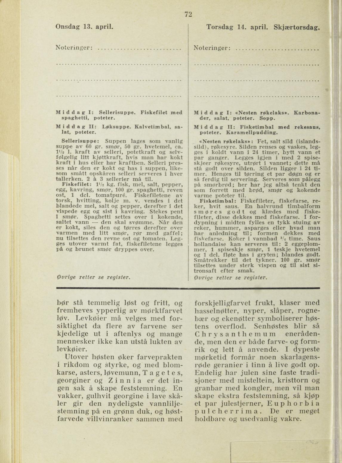 Faksimile av almanakksiden 13. april 1938
