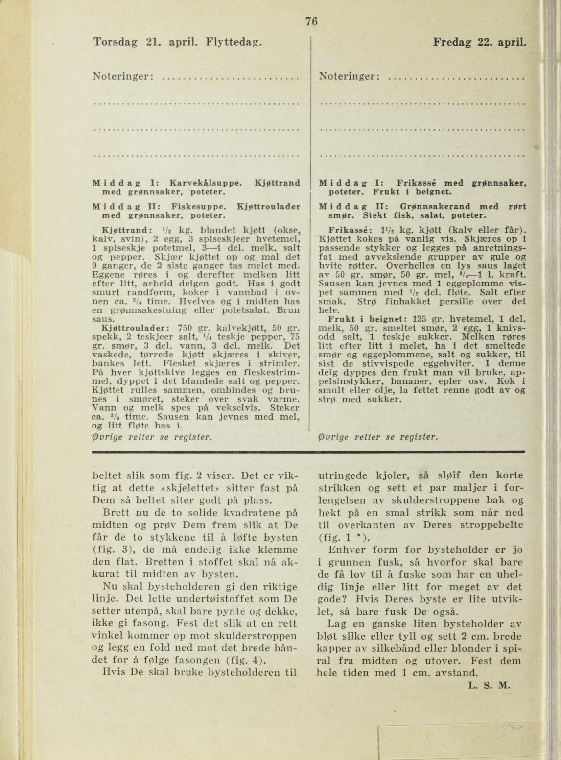 Faksimile av almanakksiden 21. april 1938