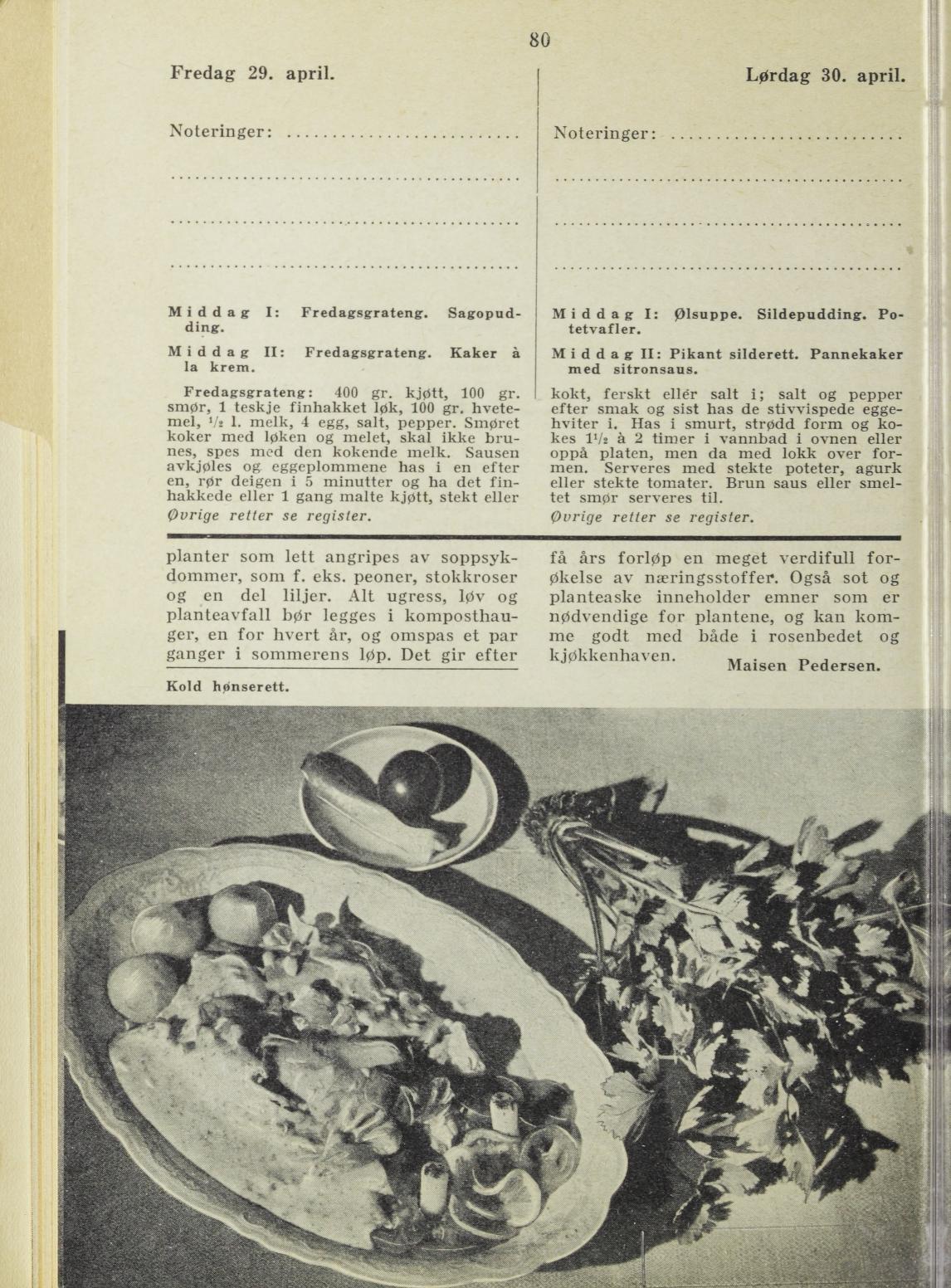 Faksimile av almanakksiden 29. april 1938