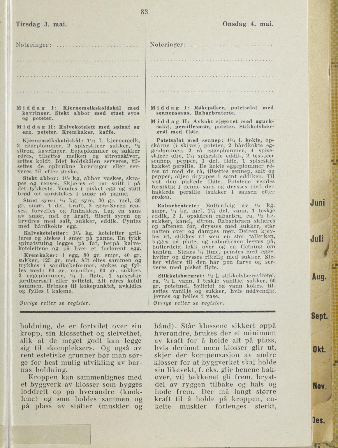 Faksimile av almanakksiden 3. mai 1938