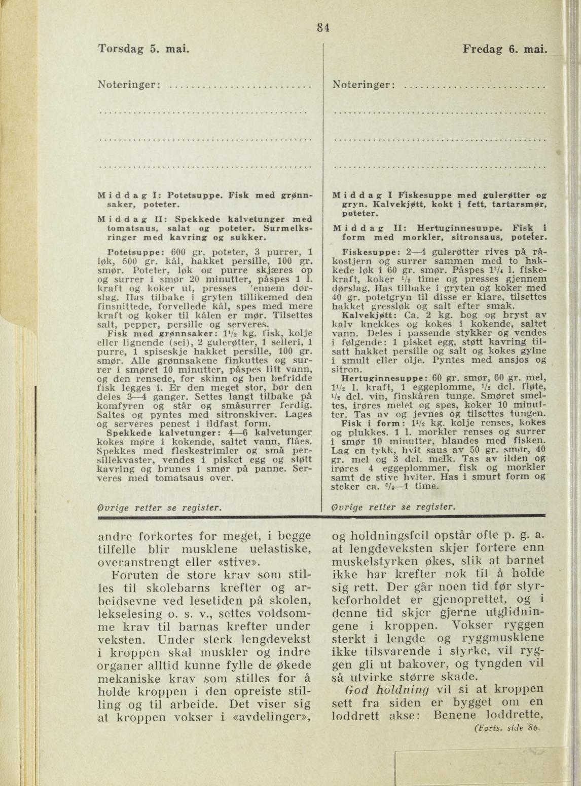 Faksimile av almanakksiden 5. mai 1938