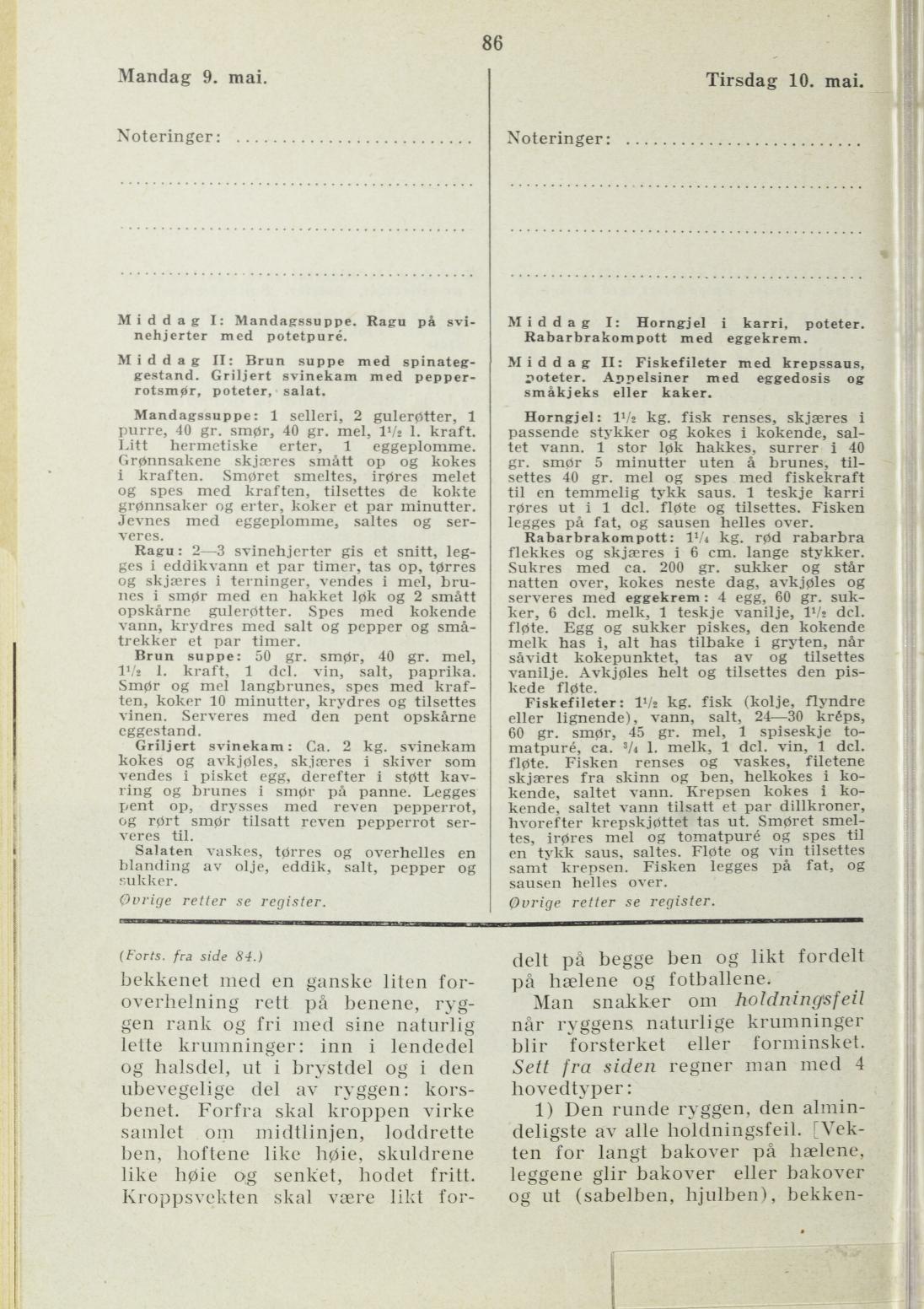 Faksimile av almanakksiden 9. mai 1938