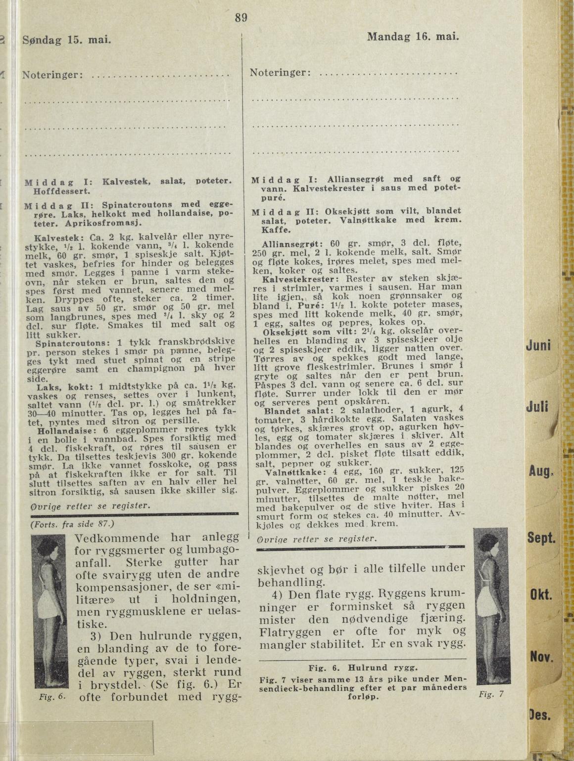 Faksimile av almanakksiden 15. mai 1938
