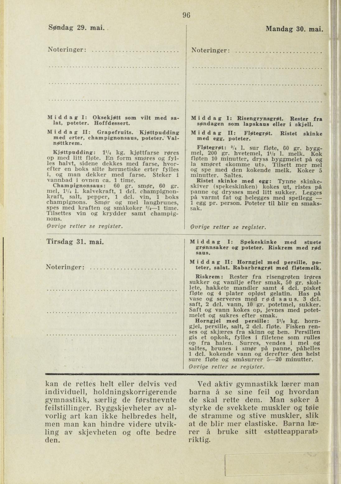 Faksimile av almanakksiden 29. mai 1938