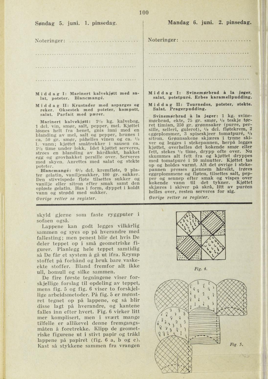 Faksimile av almanakksiden 5. juni 1938