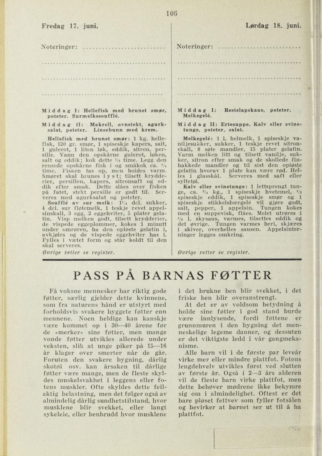 Faksimile av almanakksiden 17. juni 1938