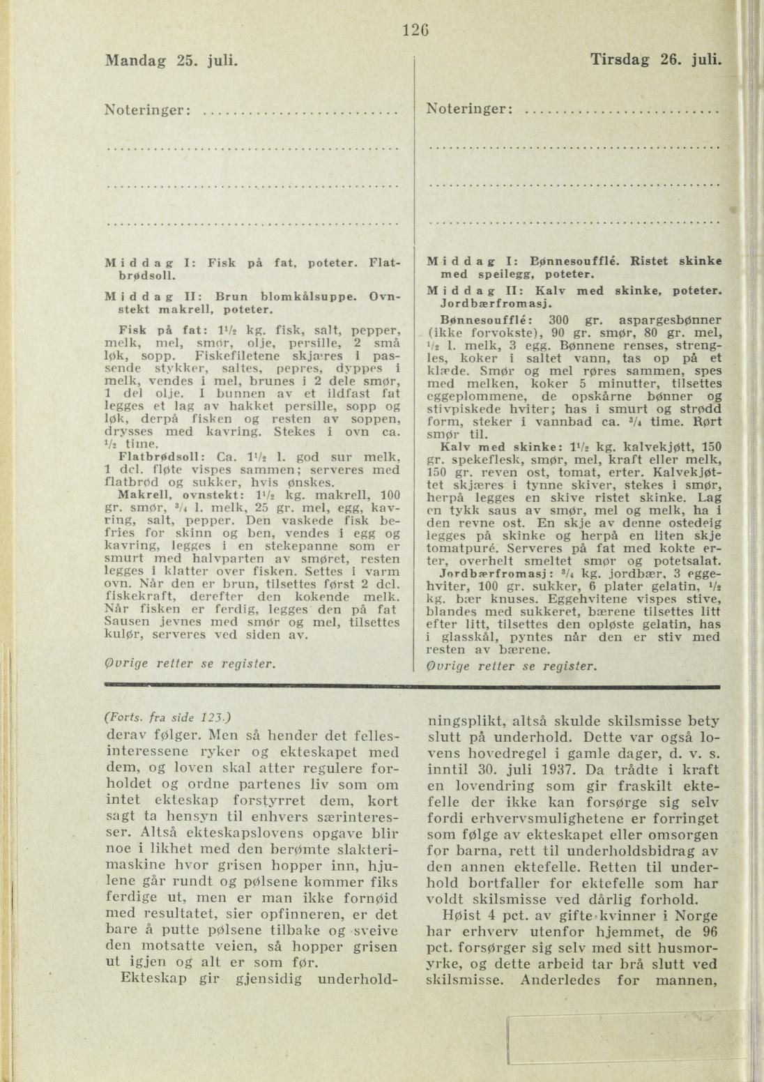 Faksimile av almanakksiden 25. juli 1938