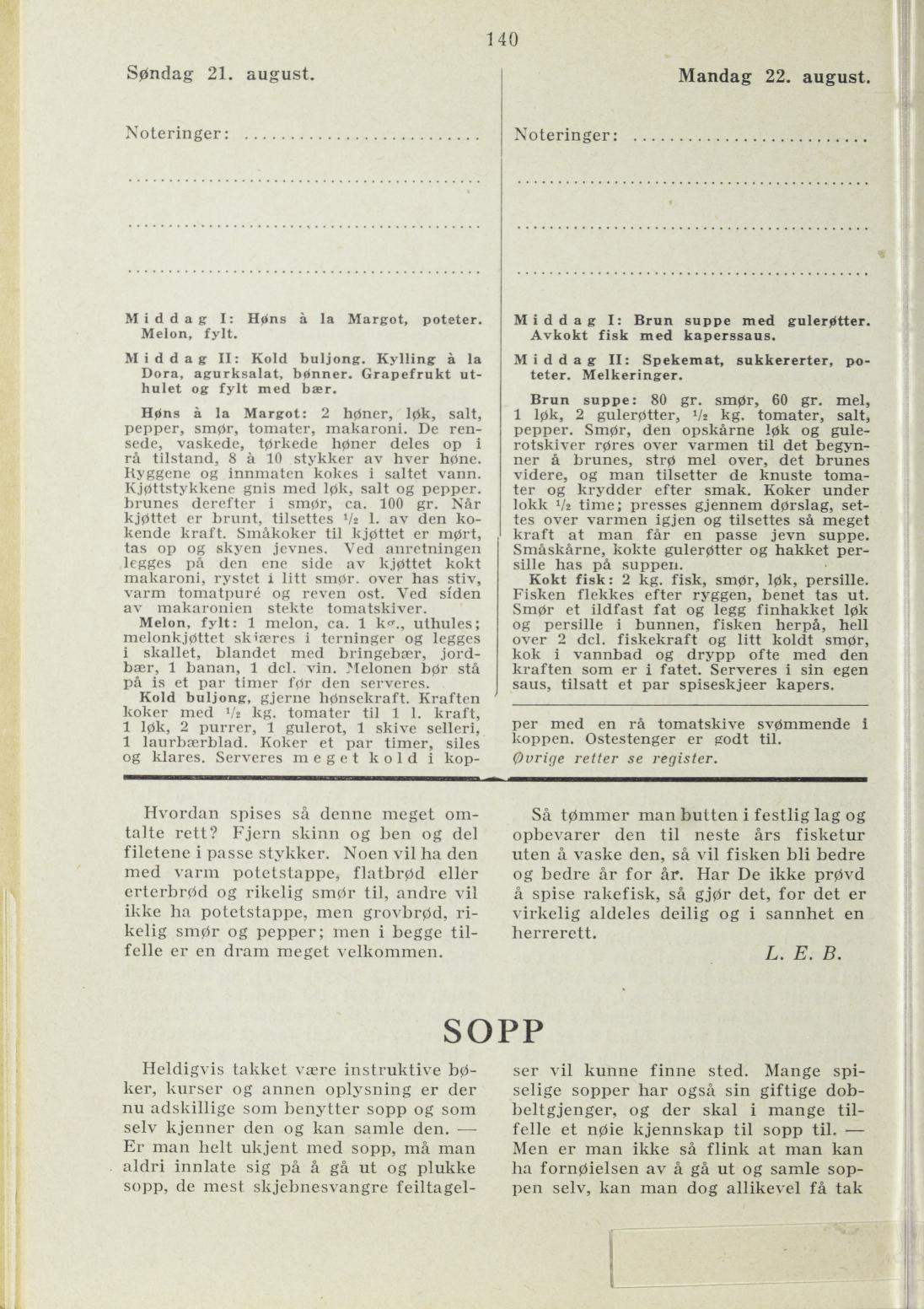 Faksimile av almanakksiden 21. august 1938