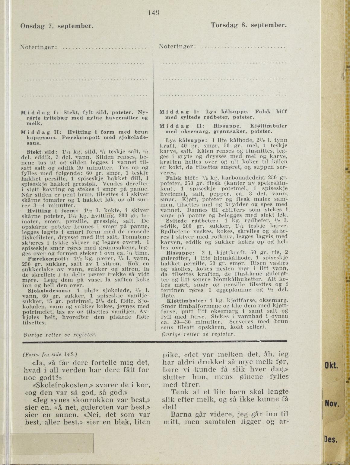Faksimile av almanakksiden 7. september 1938
