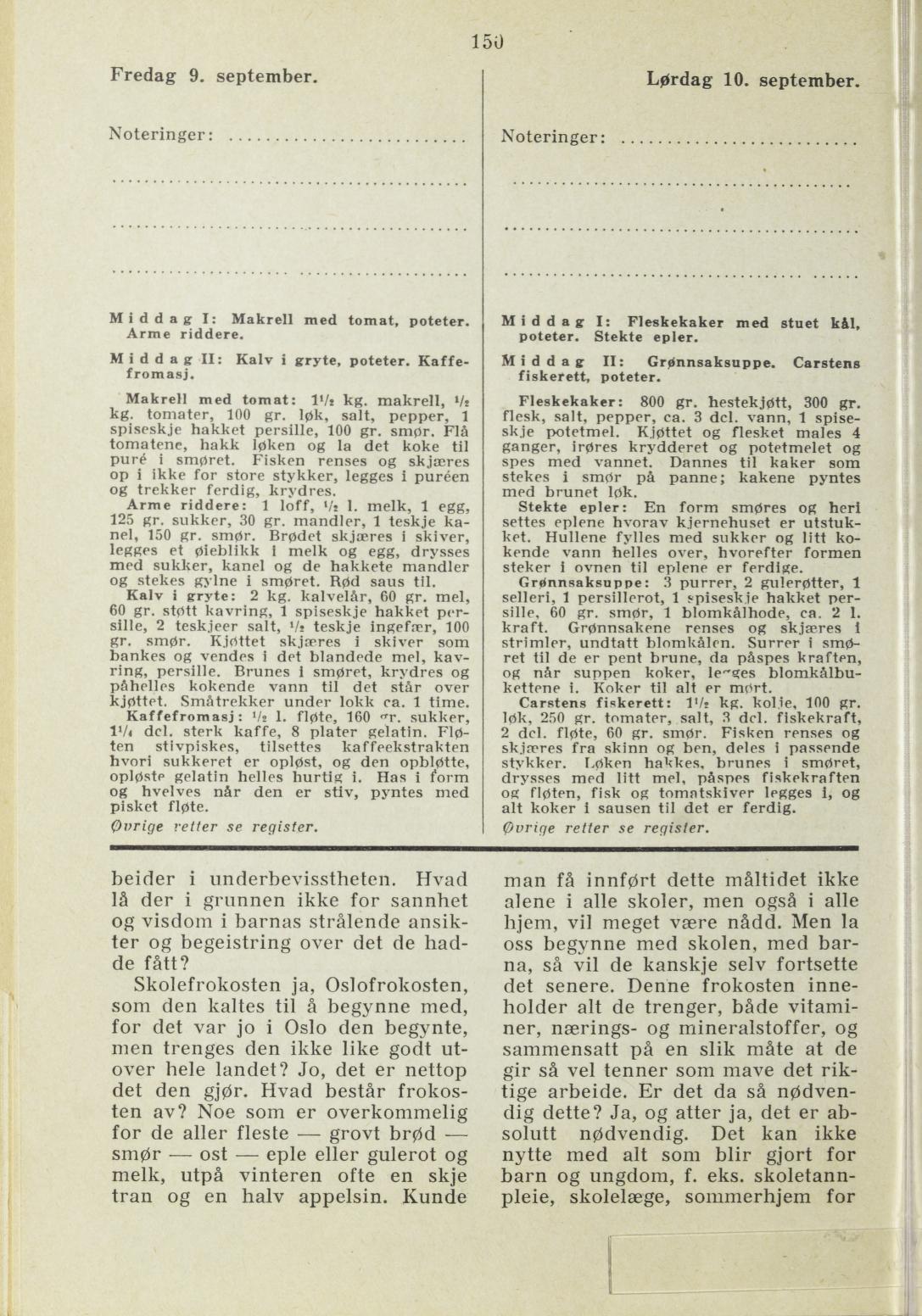 Faksimile av almanakksiden 9. september 1938