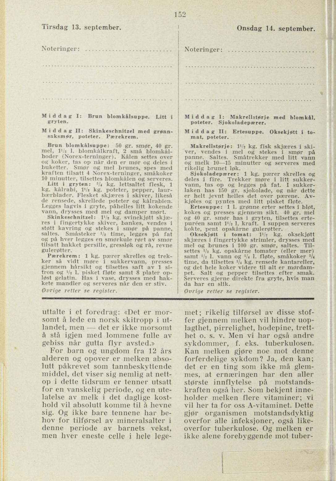 Faksimile av almanakksiden 13. september 1938