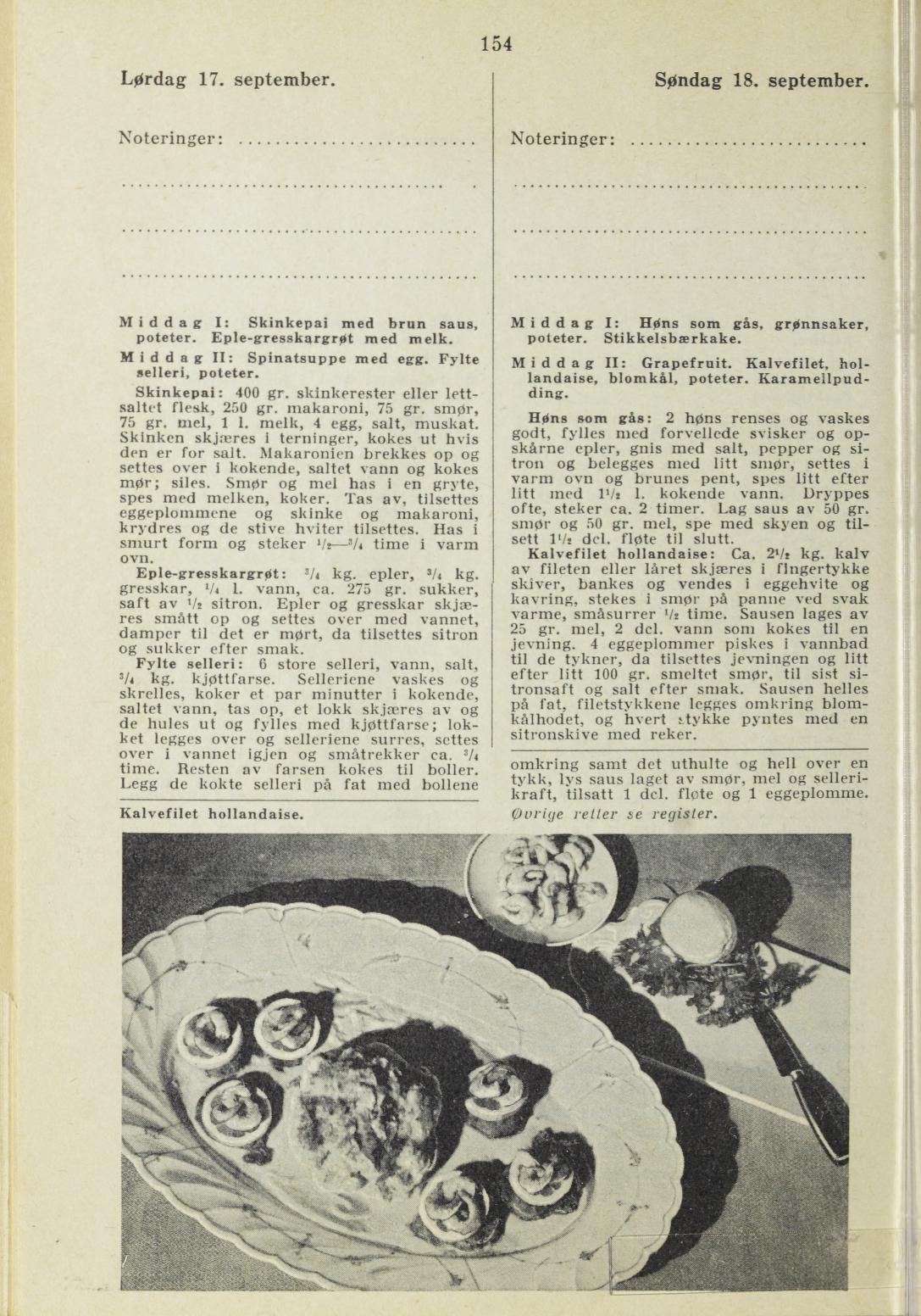 Faksimile av almanakksiden 17. september 1938