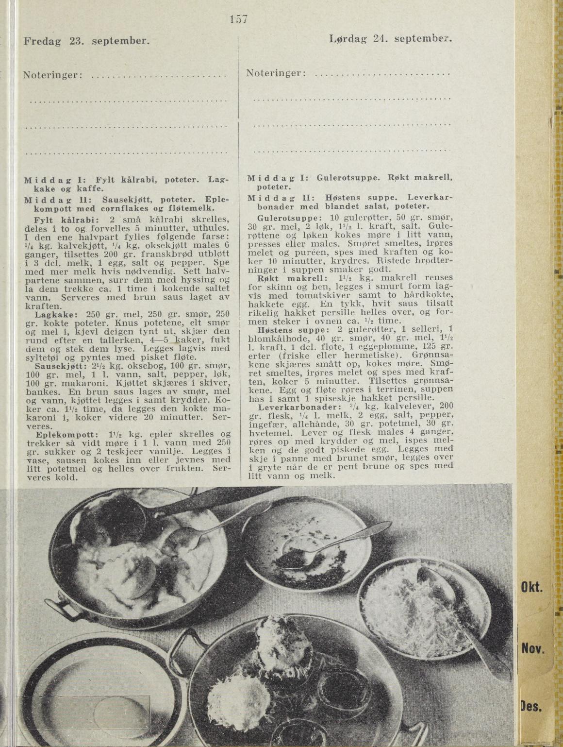 Faksimile av almanakksiden 24. september 1938