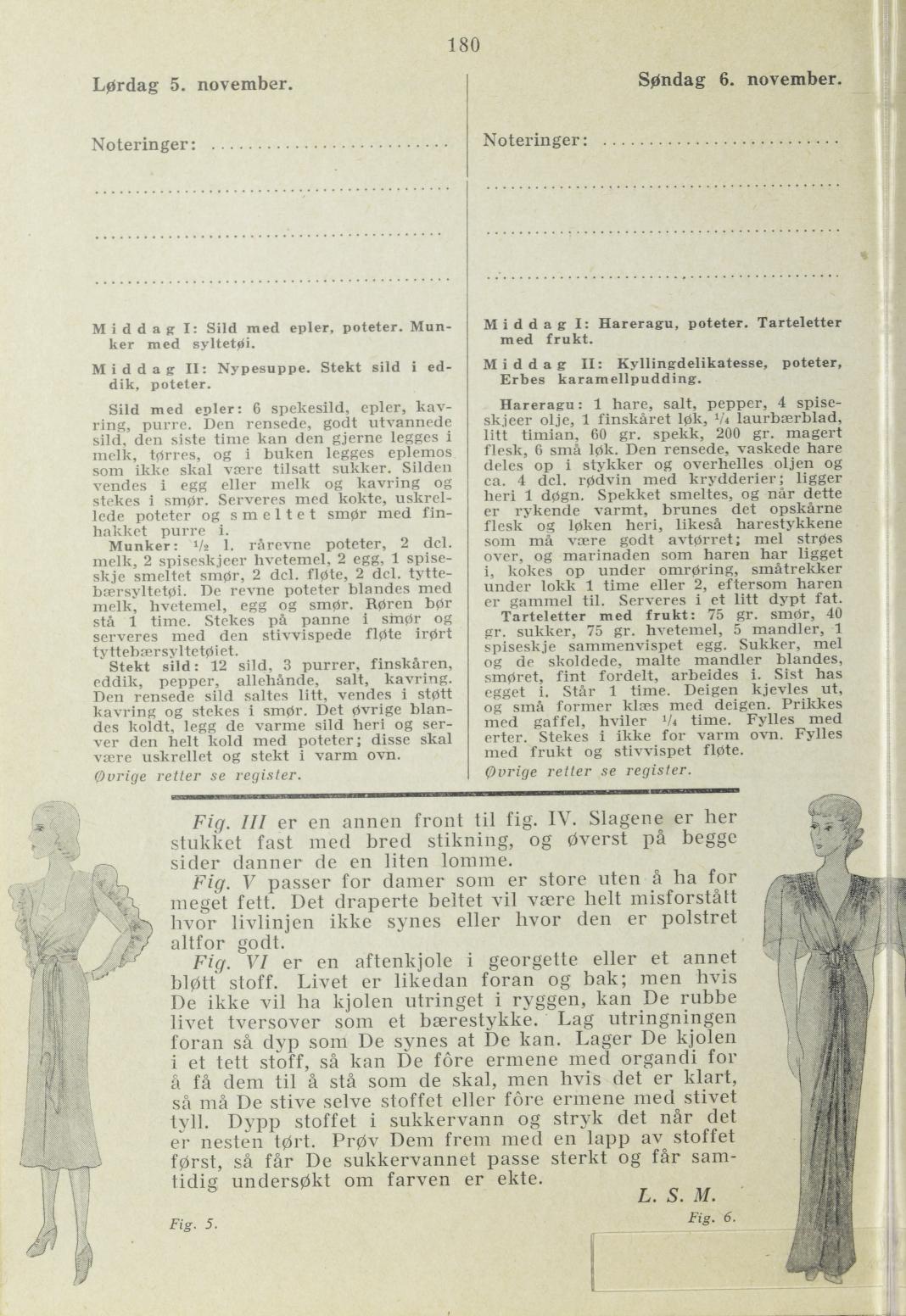 Faksimile av almanakksiden 5. november 1938