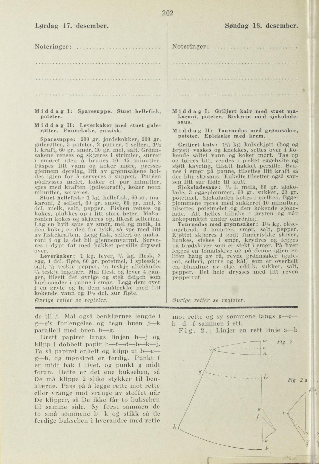 Faksimile av almanakksiden 17. desember 1938