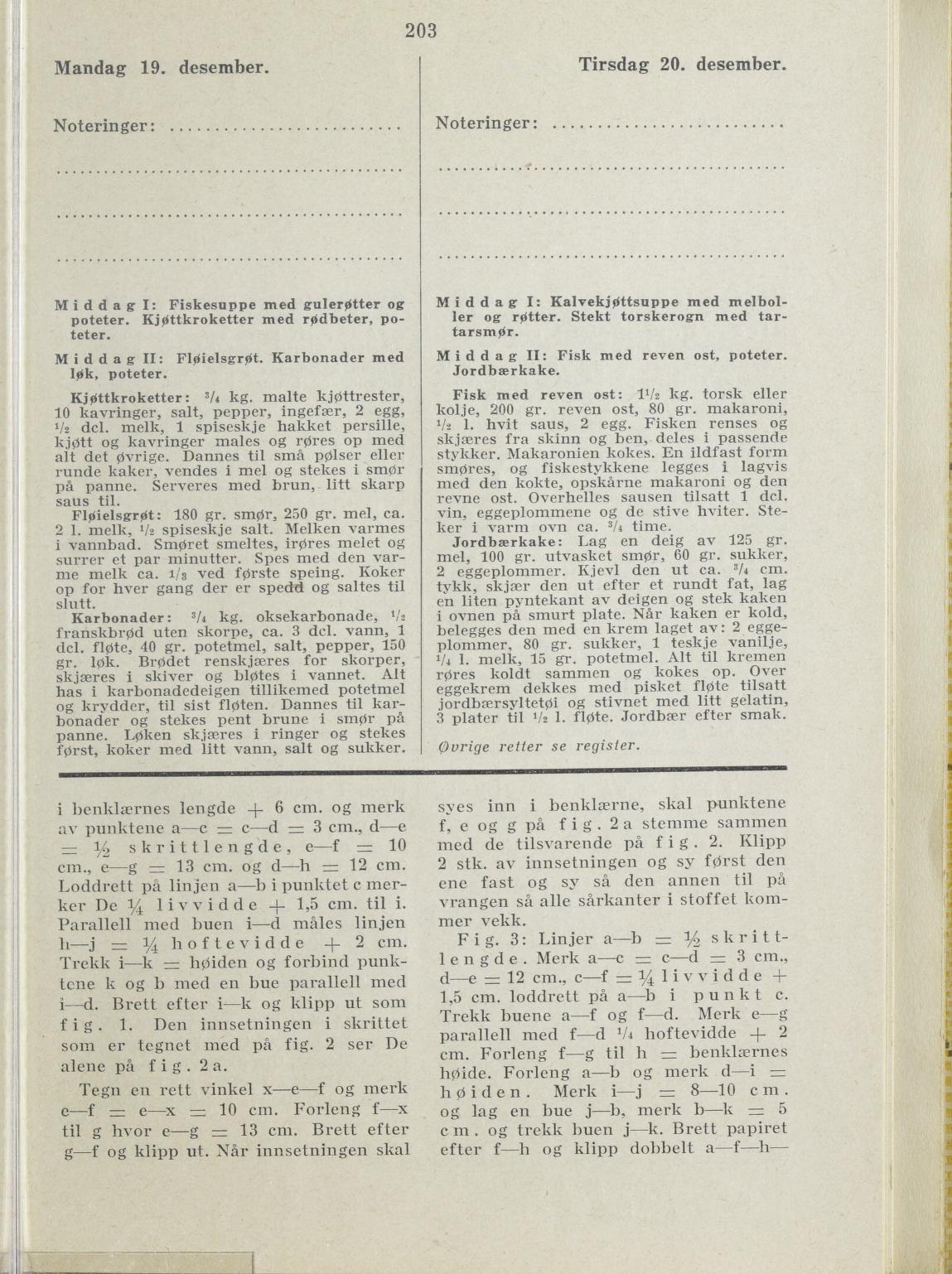 Faksimile av almanakksiden 19. desember 1938