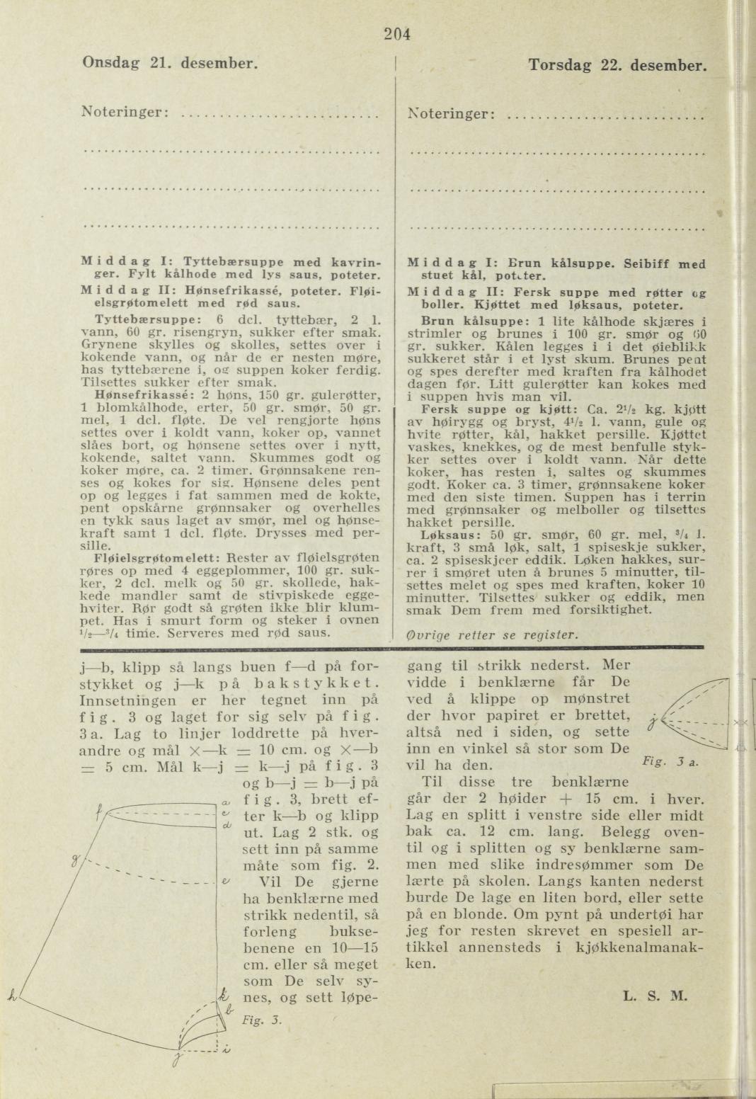 Faksimile av almanakksiden 21. desember 1938